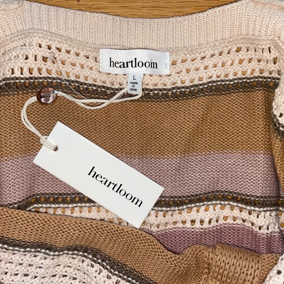 Brand New Women's Heartloom Striped Knit Tank Top - Picture 3 of 14